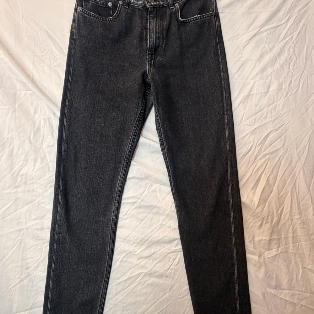 Acne Slim Fit Dark Gray Jeans